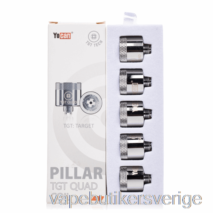 Vape Sverige Yocan Pelare Tgt Utbytesspolar Pelare Tgt Quad Coils